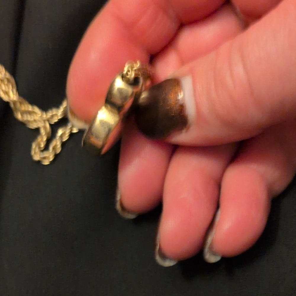 Disney Gold Plated Mickey Mouse Solid Bubble Pend… - image 3